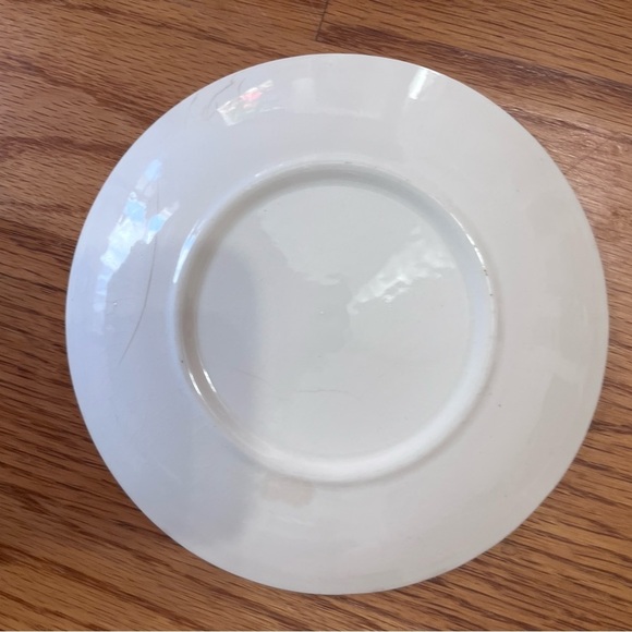 Sabin American Beauty Bread/Dessert Plates- Roses Gold Trim - Picture 2 of 2